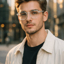 5 Bingkai Kacamata Geometric Transparan yang Wajib Dicoba di 2026